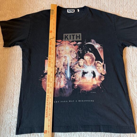 Kith x STAR WARS Beginning Vintage Tee Black (FW21) Sz Small - Picture 7 of 7